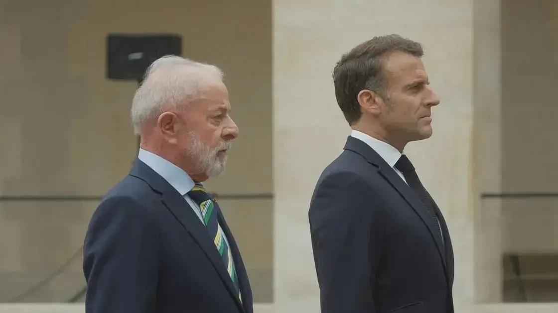 Lula é recebido por Macron e inicia compromissos em Paris