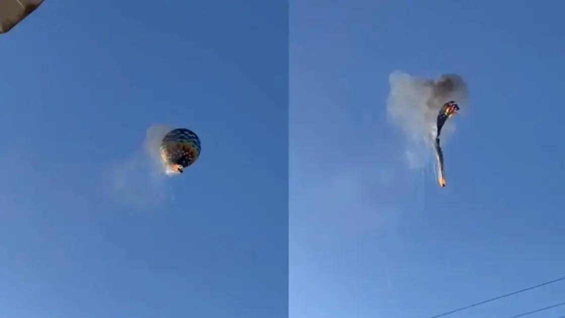 Queda de balão em Santa Catarina: O que sabemos até agora sobre a tragédia