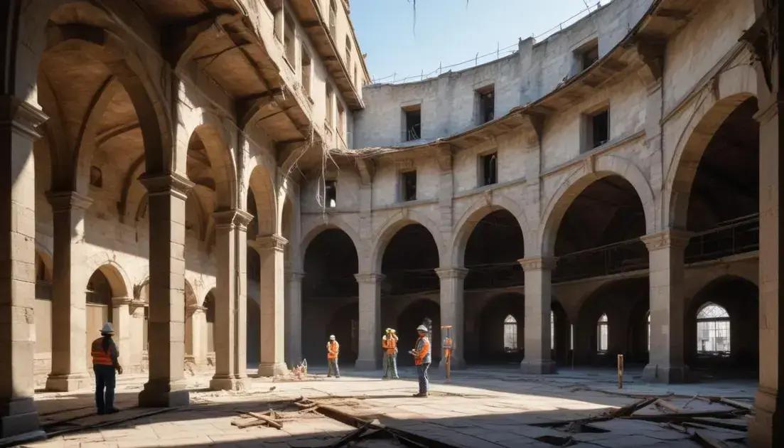 Vistoria técnica no Mercado Municipal de Itu evidencia riscos na estrutura restaurada