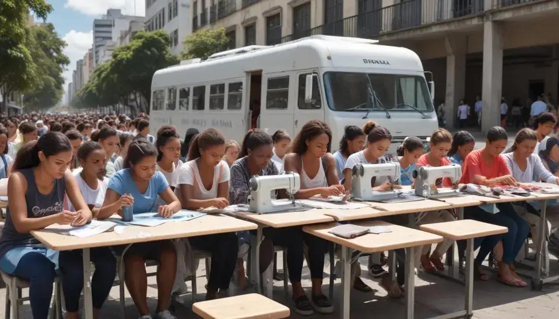 Cursos de corte e costura gratuitos em Itu oferecem oportunidade de inclusão social e profissional