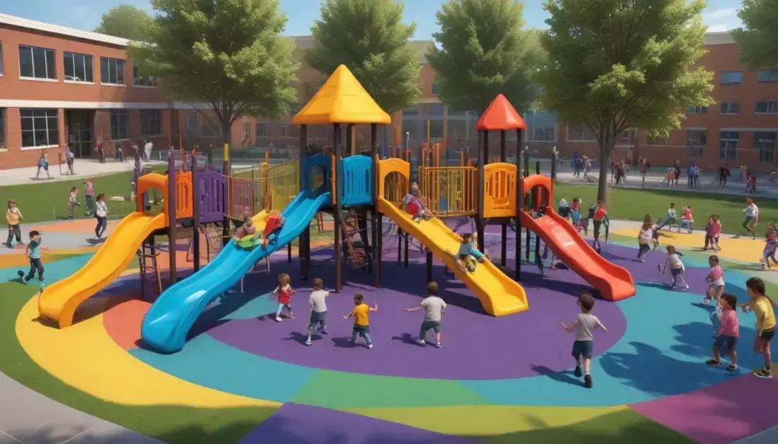 Melhorias na segurança do playground da EMEI Prof. Ary Caricatte em Itu