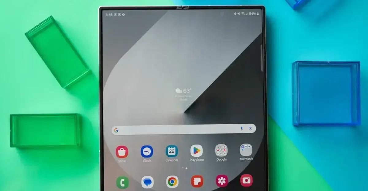 Novo Galaxy Z Fold Ultra promete revolucionar os foldables com design mais fino e resistência aprimorada