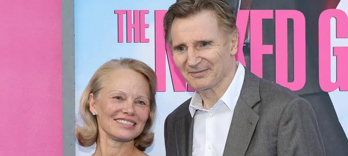 Pamela Anderson e Liam Neeson: Romance após filme de comédia policial