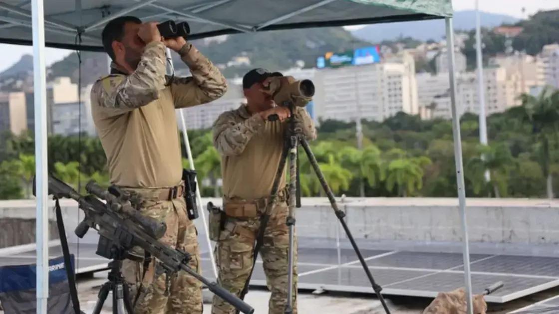 Segurança aérea reforçada na Cúpula do Brics com interceptações e sniper de elite