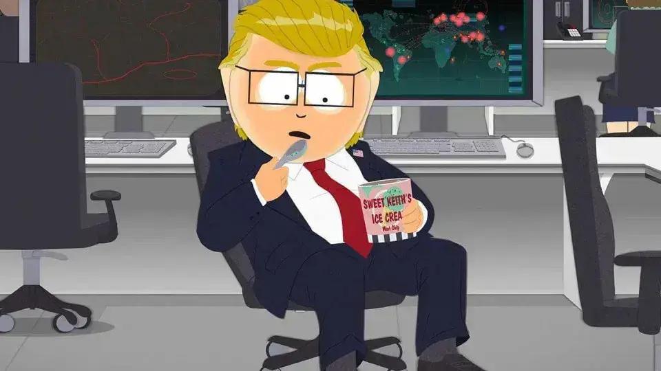 South Park satiriza Trump com cenas polêmicas e insinuações sobre Epstein e sua ligação com o poder
