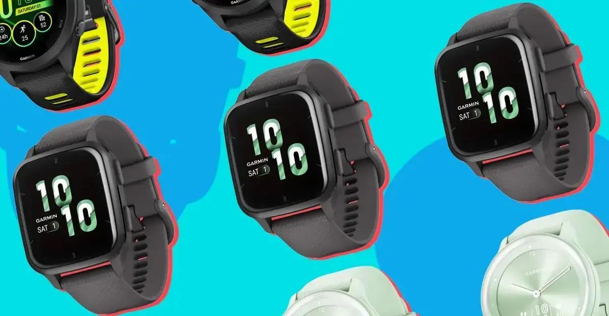 Garmin apresenta novos smartwatches com recursos avançados e melhor design para diferentes estilos de vida