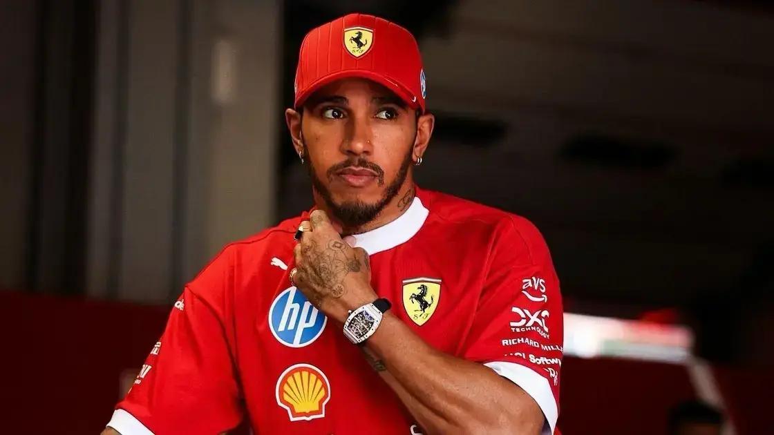 Hamilton aposta na Ferrari para surpreender na Fórmula 1 apesar dos desafios