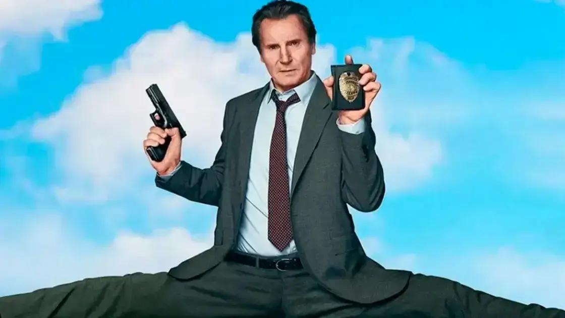 Liam Neeson surpreende ao atuar em comédia na nova versão de 'Corra que a Polícia Vem Aí'