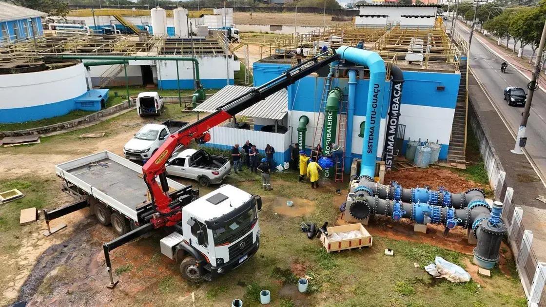 Nova conexão de água aumenta capacidade da ETA-01 em Itu e reforça segurança hídrica