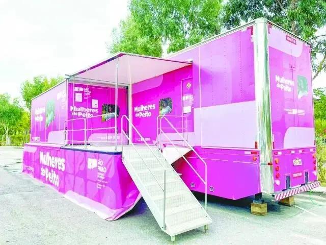 Secretaria de Saúde promove caminhão de mamografia gratuita em Elias Fausto